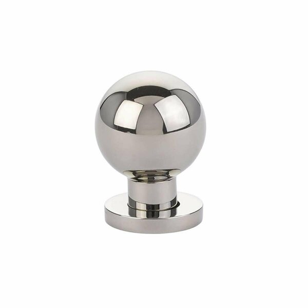 Kd Mobiliario 1 in. Modern Globe Cabinet Knob, Bright Nickel KD3240009